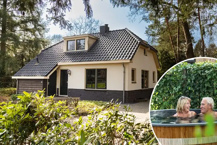 Boshoeve Wellness Vakantiehuis voor 10 personen met whirlpool en sauna